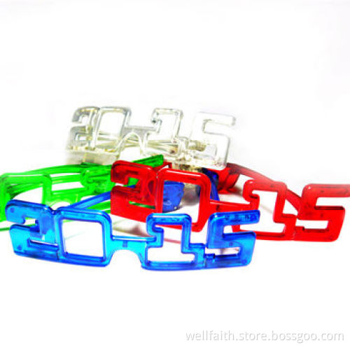 New year 2015 LED flashing sunglassesNew